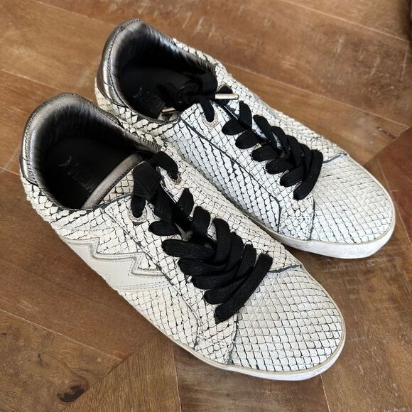 Zadig & Voltaire Other - Zadig and Voltaire Neo Keith Snakeskin Embossed Leather Sneakers
